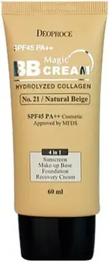 Deoproce Magic BB Cream No.21 Natural Beige SPF50+ BB-крем с коллагеном