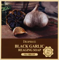 Deoproce Black Garlic Reaging Soap мыло с черным чесноком