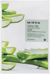 Mizon Joyful Time Essence Mask Aloe маска для лица тканевая с экстрактом сока алоэ