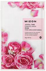 Mizon Joyful Time Essence Mask Rose маска для лица тканевая с экстрактом лепестков розы