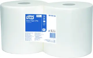 Tork Basic Paper 2 Ply W1/W2 бумага протирочная базовая