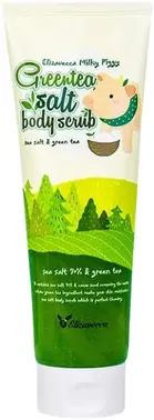 Elizavecca Milky Piggy Green Tea Salt Body Scrub скраб для тела с морской солью и экстрактом зеленого чая