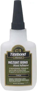 Titebond Premium Instant Bond Wood Adhesive Thick секундный клей