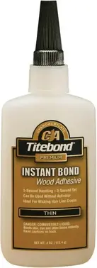 Titebond Premium Instant Bond Wood Adhesive Thin секундный клей