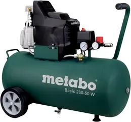 Metabo Basic 250-50 W компрессор поршневой масляный