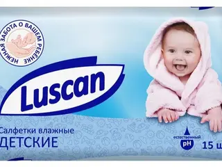 Luscan салфетки влажные детские