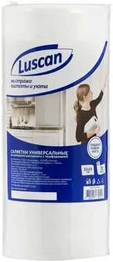 Luscan салфетки универсальные из нетканого материала с перфорацией