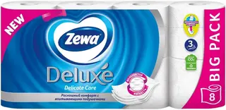 Zewa Deluxe Delicate Care бумага туалетная