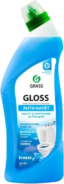 Grass Gloss Анти-Налет Breeze с Ароматом Лилии универсальное чистящее средство для ванны и туалета