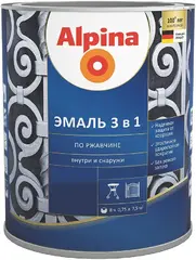 Alpina 3 в 1 по Ржавчине эмаль алкидно-уретановая