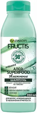 Garnier Fructis Алоэ Superfood Увлажнение шампунь для волос нуждающихся в увлажнении и мягкости