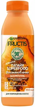Garnier Fructis Папайя SuperFood Восстановление шампунь для поврежденных волос