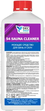 DEC Prof 54 Sauna Cleaner моющее средство для бань и саун