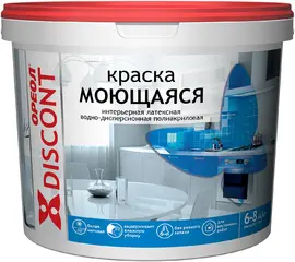 Ореол Discont краска моющаяся интерьерная латексная полиакриловая