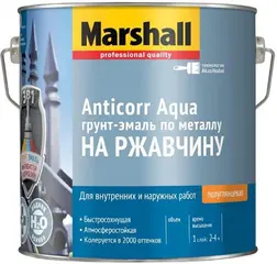 Marshall Anticorr Aqua грунт-эмаль по металлу на ржавчину