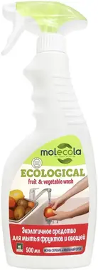 Molecola Ecological Fruit & Vegatable Wash экологичное средство для мытья фруктов и овощей