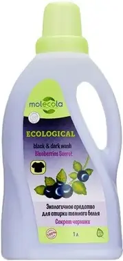 Molecola Ecological Black & Dark Wash Blueberries экологичное средство для стирки темного белья