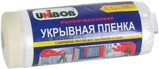 Unibob пленка укрывная с малярной лентой