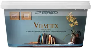 Terraco Velvetex покрытие бархатное декоративное с перламутровым блеском