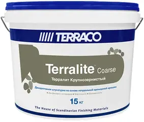 Terraco Terralite Coarse штукатурка декоративная на основе мраморной крошки
