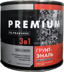 Новоколор Premium грунт-эмаль по ржавчине 3 в 1