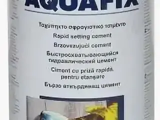 Isomat Aquafix цемент для моментальной остановки протечек воды