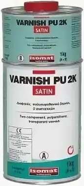 Isomat Varnish-PU 2K полиуретановый двухкомпонентный защитный лак