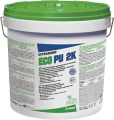 Mapei Ultrabond Eco PU 2K 2-комп тиксотропный полиуретановый клей