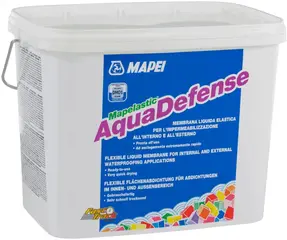 Mapei Mapelastic Aquadefense жидкая эластичная мембрана для гидроизоляции