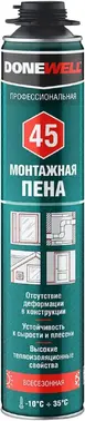 Donewell 45 пена монтажная профессиональная всесезонная