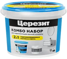 Церезит Combo Pack 2 в 1 набор для гидроизоляции (мастика + лента)