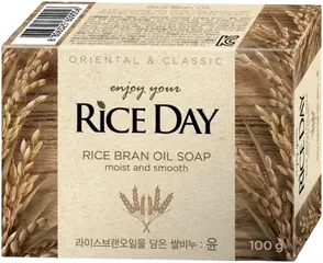 Lion Rice Day Rice Bran Oil мыло туалетное с рисовыми отрубями