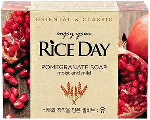 Lion Rice Day Pomegranate мыло туалетное с экстрактом граната и пиона
