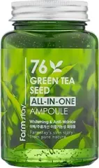 Farmstay 76 Green Tea Seed All in One Ampoule многофункциональная ампульная сыворотка
