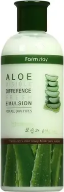 Farmstay Aloe Visible Difference Fresh Emulsion освежающая эмульсия с экстрактом алоэ