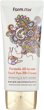 Farmstay Formula All in One Snail Sun BB Cream BB-крем улиточный солнцезащитный