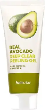 Farmstay Real Avocado Deep Clear Peeling Gel гель отшелушивающий для лица с экстрактом авокадо