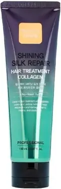 Farmstay Shining Silk Repair Hair Treatment Collagen увлажняющая маска для сияния и блеска волос