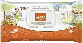 Amra Travel Prague салфетки влажные освежающие