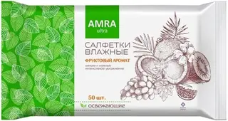 Amra Фруктовый Аромат салфетки влажные освежающие