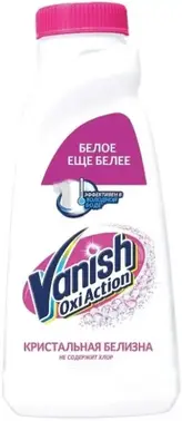 Ваниш Oxi Action Кристальная Белизна пятновыводитель для тканей жидкий