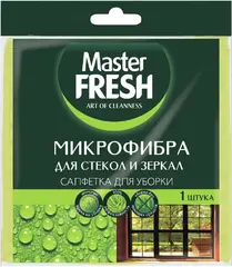 Master Fresh для Стекол и Зеркал салфетка для уборки