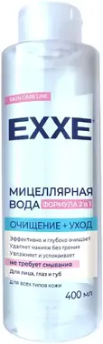 Exxe Очищение+Уход Формула 2 в 1 вода мицеллярная для лица, глаз и губ
