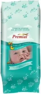 Premial Baby салфетки влажные для детской гигиены