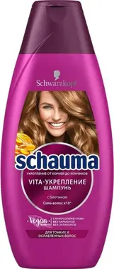 Шаума Vita-Укрепление Сила Волос*10 шампунь для тонких и ослабленных волос