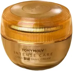 Tony Moly Intense Care Gold 24K Snail Cream крем для лица с муцином улитки и коллоидным золотом