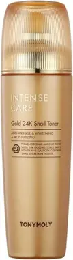 Tony Moly Intense Care Gold 24K Snail Toner тонер для лица с муцином улитки и коллоидным золотом