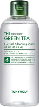 Tony Moly the Chok Chok Green Tea No-Wash Cleansing Water вода мицеллярная для снятия макияжа