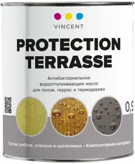 Vincent Protection Terrasse антибактериальное водоотталкивающее масло для полов террас