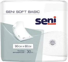 Seni Soft Basic пеленки впитывающие одноразовые